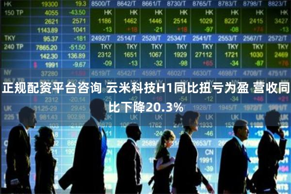 正规配资平台咨询 云米科技H1同比扭亏为盈 营收同比下降20.3%